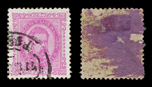 4382 Portugal SG232 20 Reis Pink. 1884. Sc#64 Mi62 Fine Used. C£20