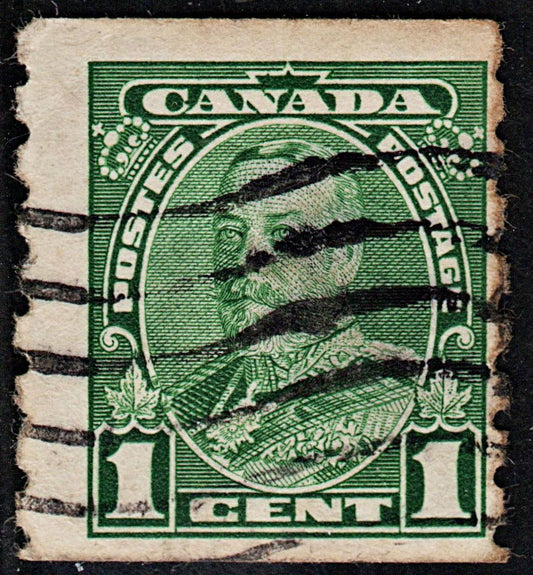 3717 CANADA 1c Green 1912. SG219 Sc125 Mi92aD. Coil Stamp. Fine. c£8