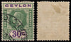 3720 CEYLON 30c Green,Violet 1922. SG352 Sc239 Mi199 Good. c£7