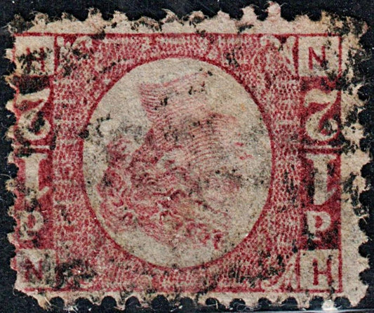 3789 GB ½d Rose 1870. SG49 Sc58 Mi36. G4c. Inverted Watermark. Plate 8. "NH". Fine. c£600