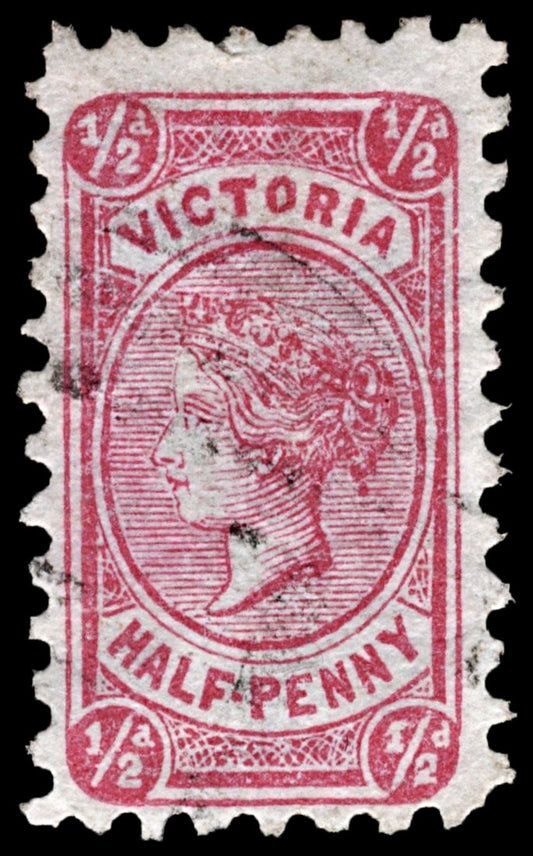 3982 VICTORIA SG462 ½d Rose-Carmine 1912. Die III. Fine Used. c£30