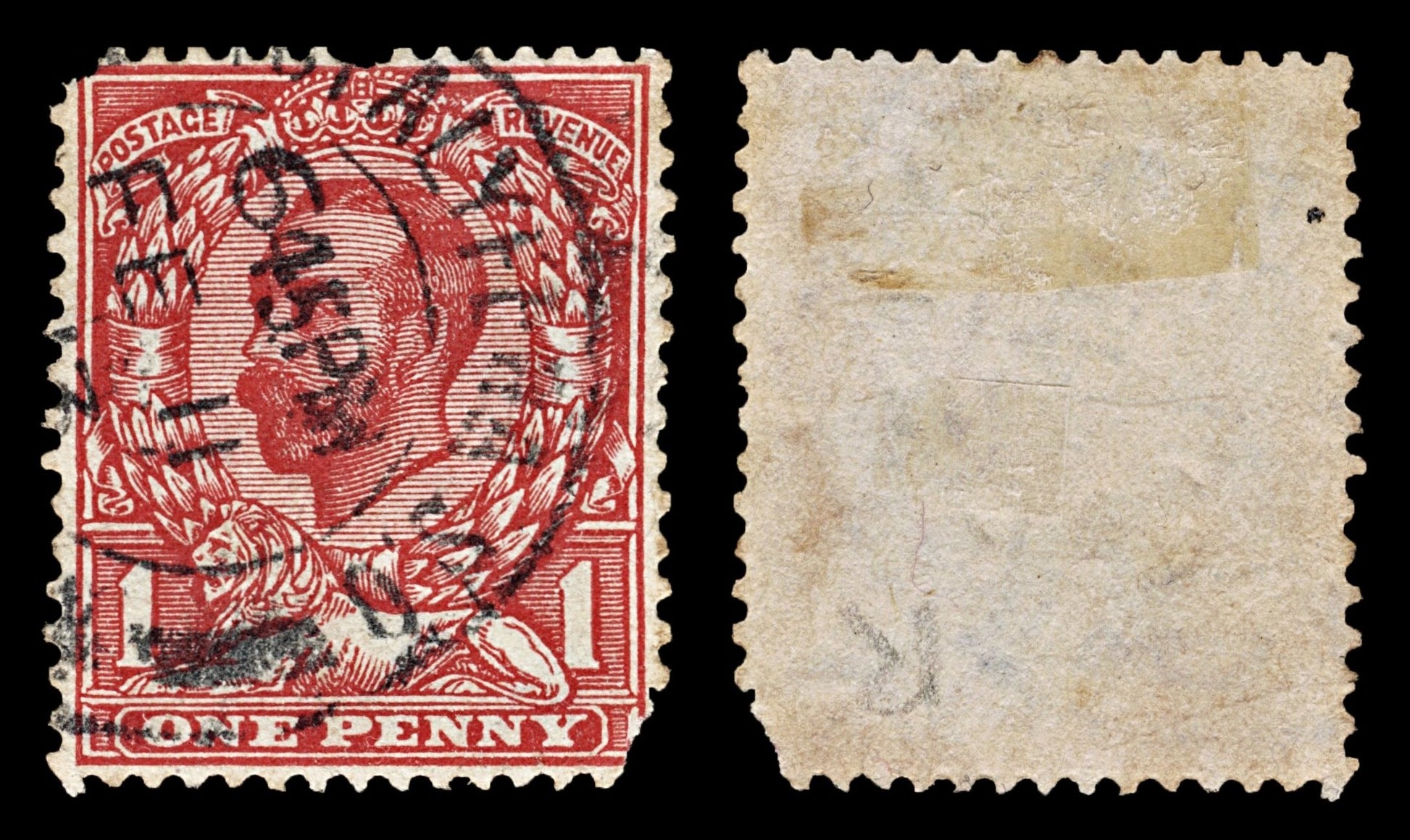 3995 GB SG336Wi 1d Scarlet. Die 1B 1912. Sc#156 Mi124IX Average Used. C£40