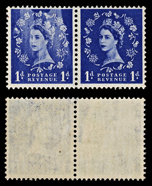 4008 SG516 1d Blue. Major Printing Error 19602. Sc#293 Mi258X MNH Mint. C£---