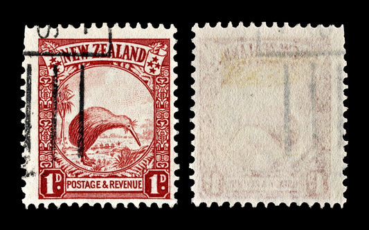 4032 New Zealand SG557b 1d Scarlet Die 1 1936. Mi190IC Fine Used. C£65