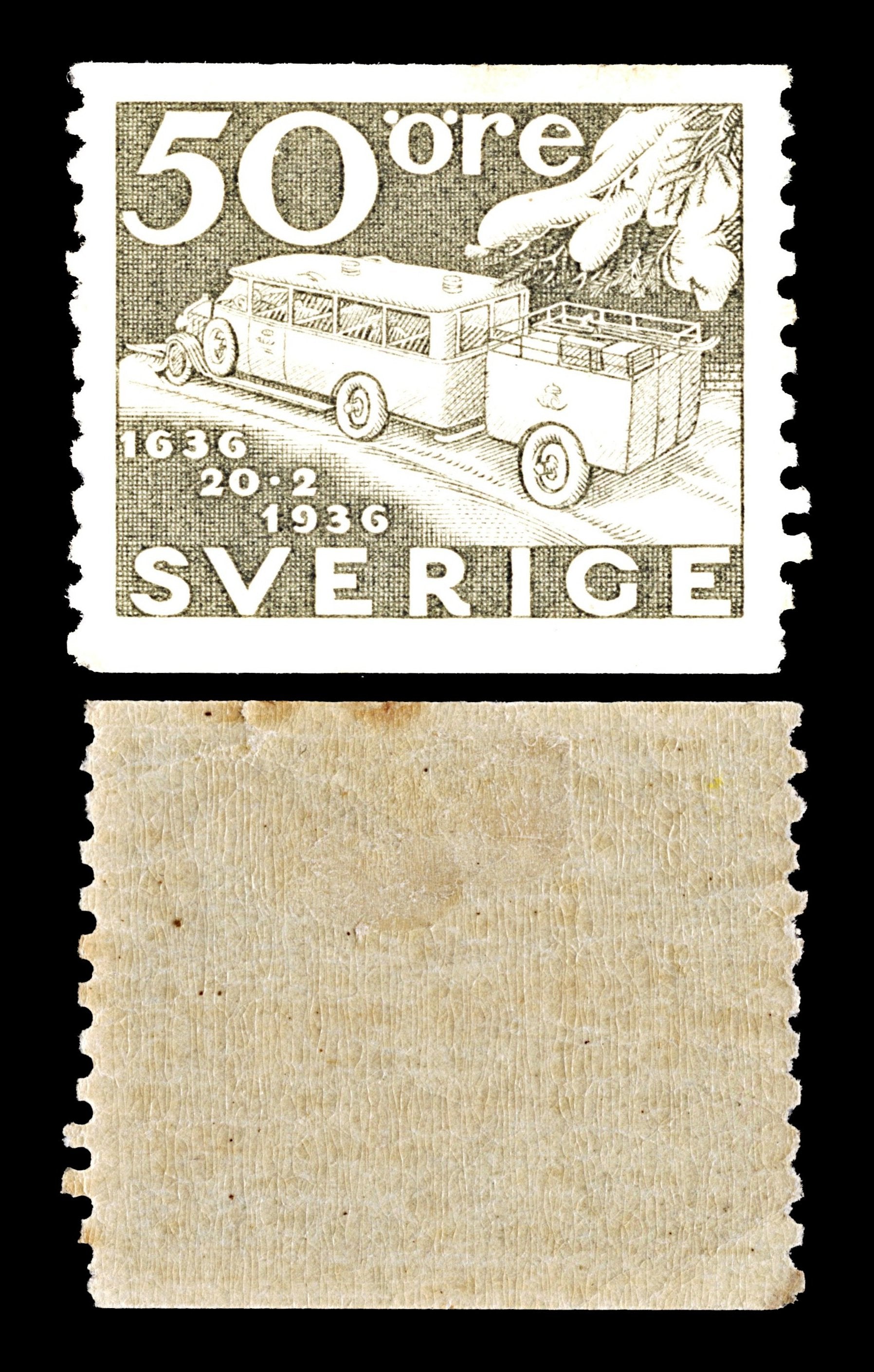 4037 Sweden SG197 50 ore Grey 1936. Sc#260 Mi236A MM Mint. C£25