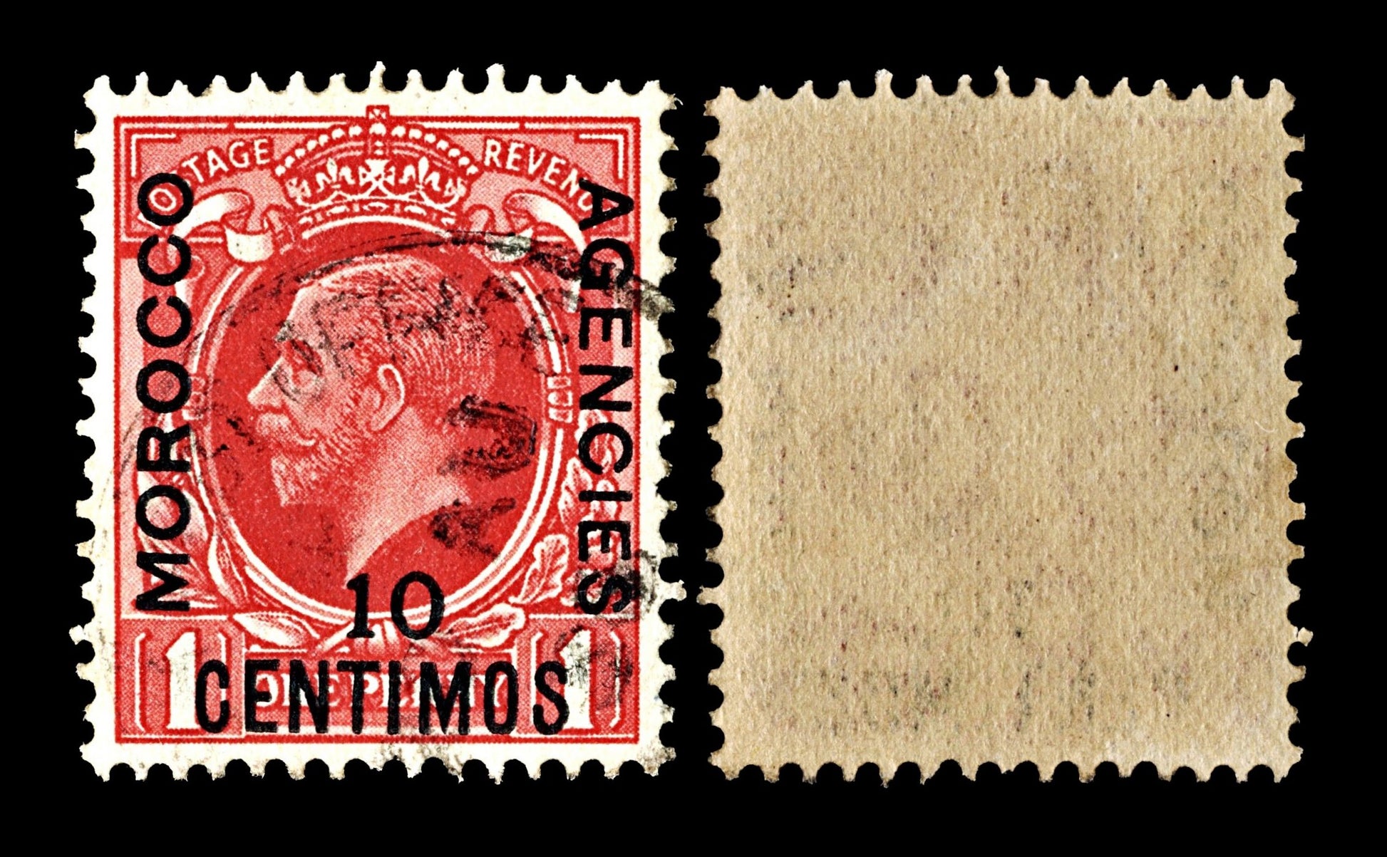 4055 Morocco Agencies SG154 10c Scarlet 1936. Sc#72 Mi137 Fine Used. C£24