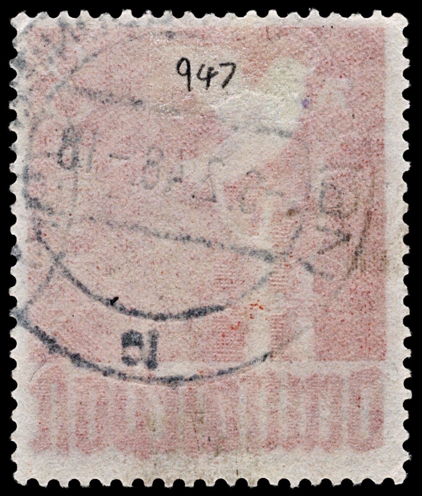 4073 Germany SG947 3 Mark Brownish Red. 1947. Sc#576 MiTZ 961 Fine Used. C£26