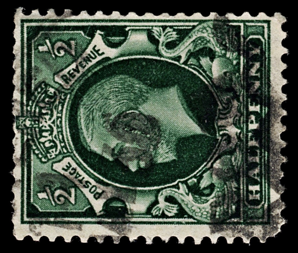 4195 GB SG439awi ½d Green. Sideways Inverted Watermark. 1934. Mi175RIYl Fine Used. C£150