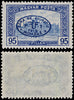 3848 Romanian Occ. of Debrecen Mi72, Sc# 2N57A, PHu I/87. 1919 95f Blue. Overprint. c£125