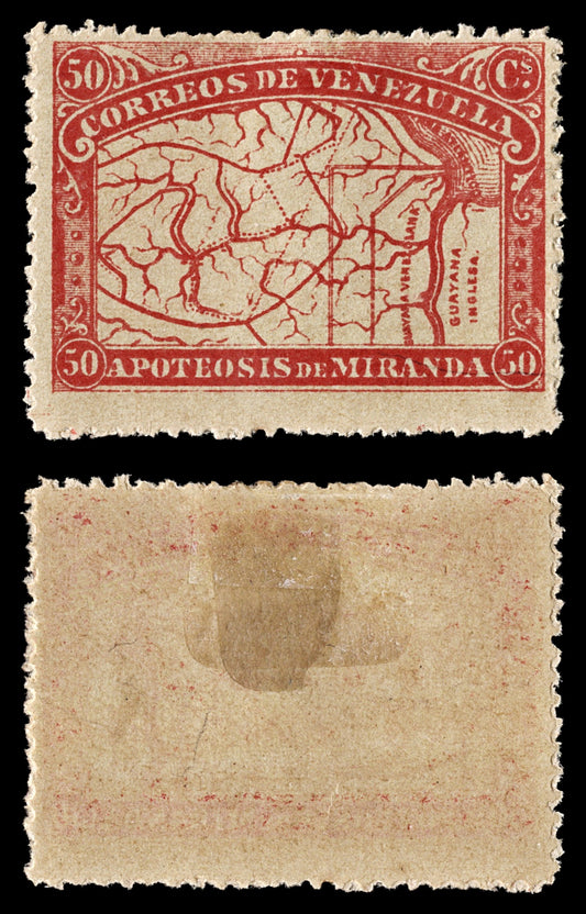 4025 Venezuela SG172 50c Red 1896. Sc#140 Mi51 MM Mint. C£75