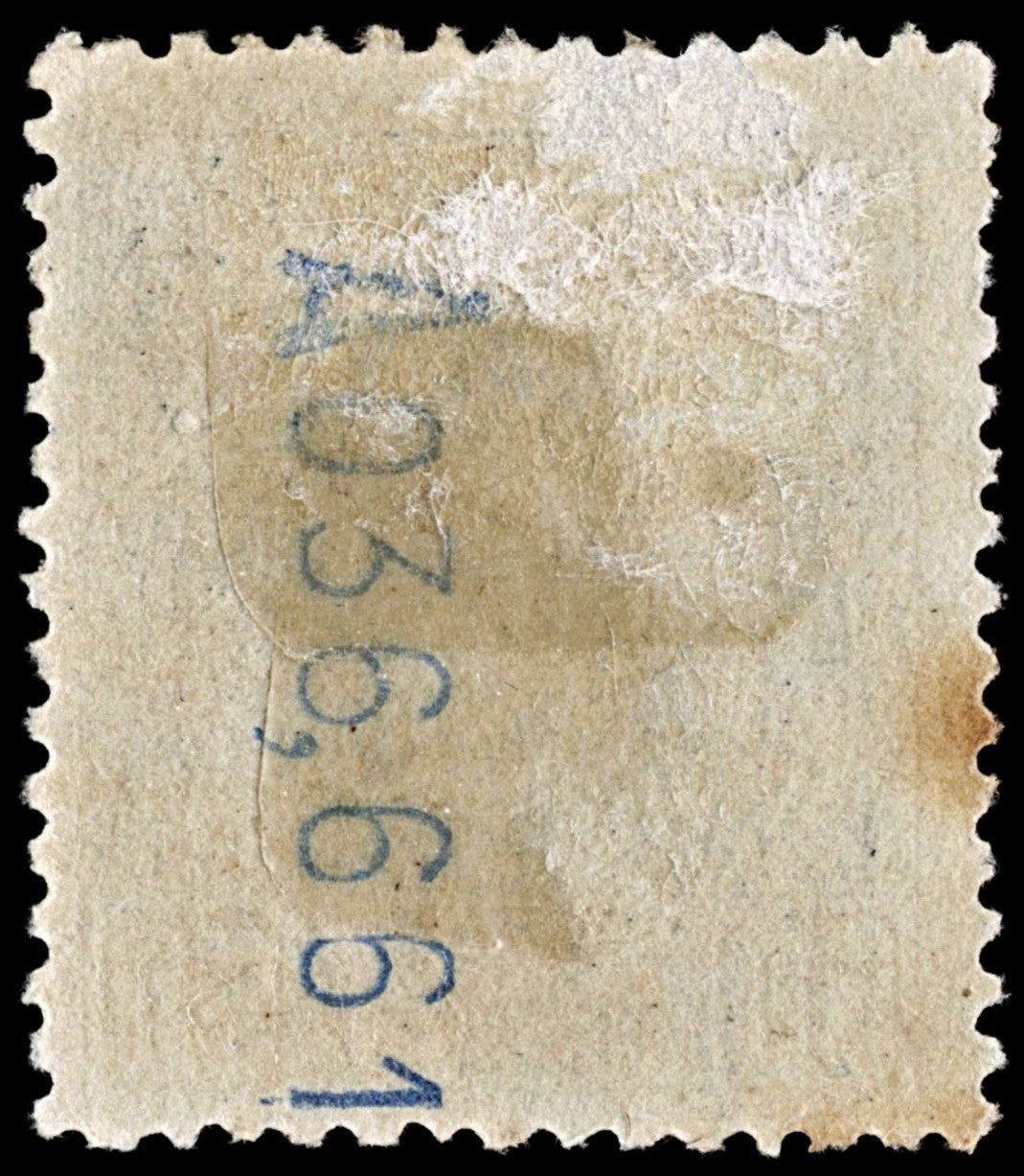 4028 Spain SG303 50c Blue. FLAW Gash on forehehad 1901. Sc#283 Mi214 MM Mint. C£43